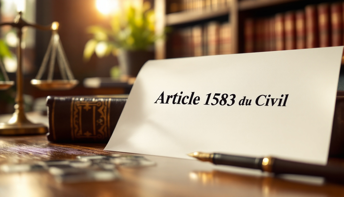 Art 1583 du code civil : des clés pour éviter les complications